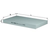 KNECHT LA 46 Filtre, air de l'habitacle pour AUDI