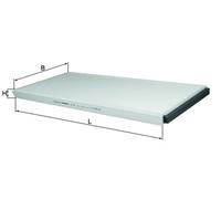 Filtre d'habitacle (filtre à pollen) KNECHT LA 62