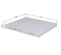 KNECHT LA 832 Filtre, air de l'habitacle pour ISUZU