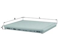 KNECHT LA 95 Filtre, air de l'habitacle pour SUZUKI