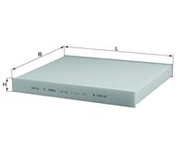 Knecht LA182 Filtre, air de l'habitacle