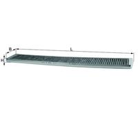 KNECHT LAK 102 Filtre, air de l'habitacle pour ALPINA,BMW
