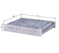 KNECHT LAK 141 Filtre, air de l'habitacle pour ALFA ROMEO