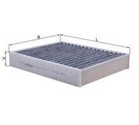 KNECHT LAK 812 Filtre, air de l'habitacle pour ALPINA,BMW,PORSCHE