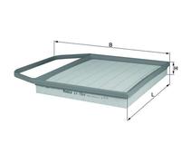 KNECHT LX 1564 Filtre à air pour ALPINA,BMW