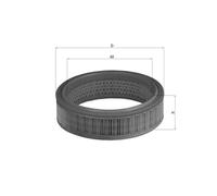KNECHT LX 158 Filtre à air pour ABARTH,AUTOBIANCHI,DAIHATSU,FIAT,FSO,INNOCENTI,I