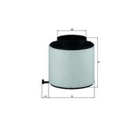 KNECHT LX 2092D Filtre à air pour AUDI