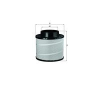 MAHLE ORIGINAL LX 741 Filtre à air