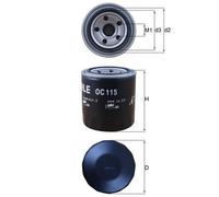 KNECHT OC 115 Filtre à huile pour ASIA MOTORS,BEDFORD,DODGE,HONDA,HYUNDAI,INFINI