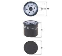 KNECHT OC 1253 Filtre à huile pour CHERY,CHEVROLET,DAEWOO,DAIHATSU,OPEL,PERODUA,