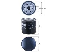KNECHT OC 232 Filtre à huile pour FORD,FORD AUSTRALIA,LDV,MAZDA,METROCAB