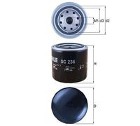 KNECHT OC 236 Filtre à huile pour AC,ALPINE,AUDI,AUSTIN,AUTOBIANCHI,BEIJING BENZ