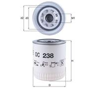 KNECHT OC 238 Filtre à huile pour ASTON MARTIN,BENTLEY,DAIMLER,JAGUAR,ROLLS-ROYC