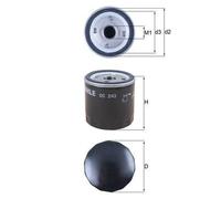 KNECHT OC 243 Filtre à huile pour ALFA ROMEO,CITROËN,FIAT,LANCIA,PEUGEOT,TALBOT