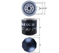 KNECHT OC 28 Filtre à huile pour PORSCHE,UAZ,VAUXHALL,VW
