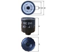 KNECHT OC 295 Filtre à huile pour AUDI,BUICK (SGM),JAGUAR,LINCOLN,SEAT,SKODA,VW,