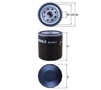 KNECHT OC 405/3 Filtre à huile pour BEDFORD,CHEVROLET,DAEWOO,FIAT,LOTUS,OPEL,SAA