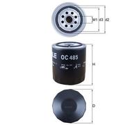 KNECHT OC 485 Filtre à huile pour AUDI,FORD,GAZ,SEAT,SKODA,VW