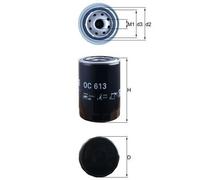 KNECHT OC 613 Filtre à huile pour CITROËN,FIAT,IRISBUS,IVECO,MITSUBISHI,MULTICAR