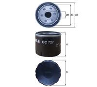 KNECHT OC 727 Filtre à huile pour ALFA ROMEO,ARO,DACIA,FIAT,JEEP,NISSAN,OPEL,REN