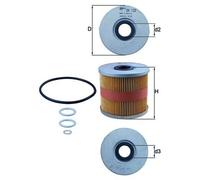 KNECHT OX 122D Filtre à huile pour AUDI
