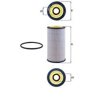 KNECHT OX 1311D Filtre à huile pour AUDI