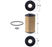 KNECHT OX 153D4 Filtre à huile pour CHRYSLER