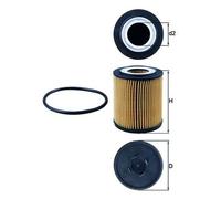 KNECHT OX 182D Filtre à huile pour CADILLAC,CHEVROLET,OPEL,SAAB,SATURN,VAUXHALL