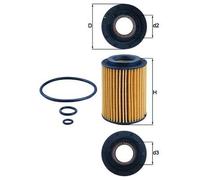 KNECHT OX 347D Filtre à huile pour HONDA