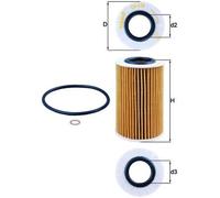Mahle Original Filtre à huile OX 436D (KNECHT) pour KIA HYUNDAI