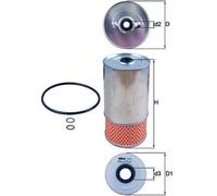 KNECHT OX 78D Filtre à huile pour MERCEDES-BENZ,PUCH