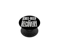 Knee-Deep in Recovery Chirurgie du Genou PopSockets PopGrip Adhésif