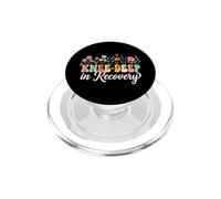 Knee-Deep in Recovery Chirurgie du Genou PopSockets PopGrip pour MagSafe
