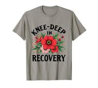 Knee-Deep in Recovery Fleurs T-Shirt