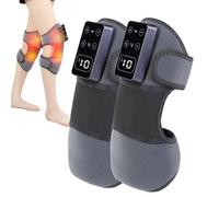 Knee Heating Pad, Cordless Knee Massager, Knee Massager with Heat, Vibration Knee Pad, Heating Knee Wrap, Knee Warmers for Men, Knee Warmer for Women, Led Knee Massager, for Men Women Elders