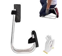 Kneeling Device for Brick Layers, Kneeling Device for Gardening, Wearable and Portable Design, Comfort Wearable Knee Seat with Thickened Sponge for Gardening, Bricklaying & Farm Work (Black)