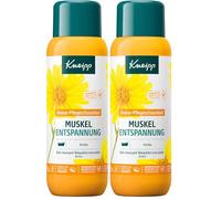 Kneipp Bain de mousse soin aromatique relaxation musculaire - Additif avec extrait précieux d'arnica et huiles essentielles naturelles cabreuva, romarin pinus expérience chauffante 400 ml (Lot de 2)