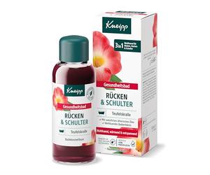 Kneipp Bain de santé pour le dos et les épaules - Avec extrait précieux de griffe du diable - Bienfaisant, chaud, relaxant - 100 ml