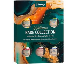 Kneipp Complement-de-bain Huiles-de-bainCollection de bains bien-être Bath Essence Muscle Relaxation 20 ml + Bath Essence Pure Relaxation 20 ml + Bath Essence Back Wellbeing 20 ml + Care Oil Bath Almo