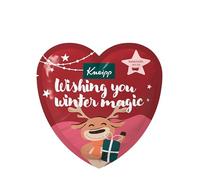 Kneipp Cristaux de bain Messages en forme de cœur - Avec huile de canneberge de qualité supérieure - 1 des 4 designs - 40 g