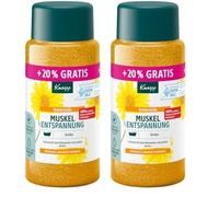 Kneipp Cristaux de bain relaxation musculaire - Taille spéciale - Avec sel profond naturel et extrait d'arnica et huiles essentielles de Cabreuva, romarin et Pinus, édition limitée, 720 g (Lot de 2)