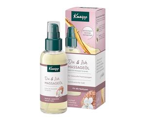 Kneipp Du & Ich Huile de Massage - Bois de Cèdre & Patchouli - 100 ml | Pour des massages de couple, pour tous les types de peau