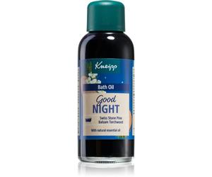 Kneipp Good Night huile de bain apaisante Swiss Stone Pine & Balsam Torchwood 100 ml