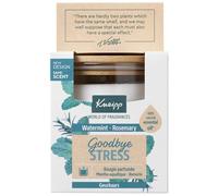 Kneipp Goodbye Bougie parfumée Stress - Avec menthe d'eau et huile essentielle de romarin - Pour une atmosphère apaisante dans la maison - 145 grammes