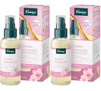 Kneipp Huile de massage sensible - Avec huile d'amande - Convient également aux peaux sensibles - 100 ml (Lot de 2)