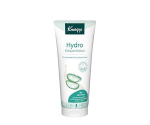 Kneipp Hydro Lotion pour le corps - Avec extrait d'aloe vera bio précieux et panthénol hydratant - Pour peaux normales à sèches - Pénètre rapidement - 200 ml