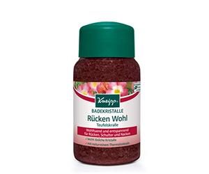 Kneipp Lot de 2 pots de cristaux de bain bien être spécial dos, à la griffe du diable 500 g