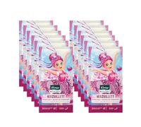 Kneipp naturkind Cristaux de bain + confettis Ballet en forme de cœur - Additif de bain au parfum framboise - Pour peaux sensibles des enfants - 12 x 40 g