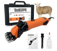 KNEIZER Tondeuse électrique pour moutons - Convient à toutes les races de moutons et à tous les pelages - Lames interchangeables - Moteur puissant - Faible vibration et faible bruit - Sans entretien