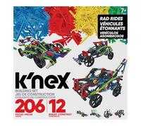 K'NEX 15214 12 Kit de construction 12 modèles Courses extrêmes, jouets éducatifs pour garçons et filles, kit d’apprentissage pour enfants avec des de 206 pièces, jeu de construction à partir de 7 ans